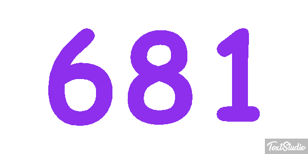 681 Metin efekti