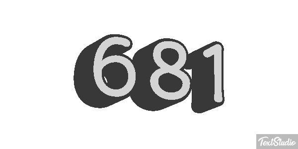 681 Metin efekti