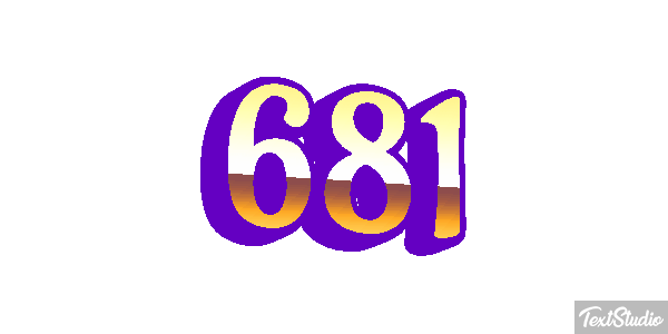 681 Metin efekti