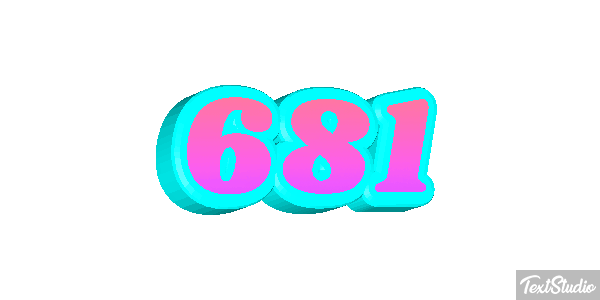 681 Metin efekti