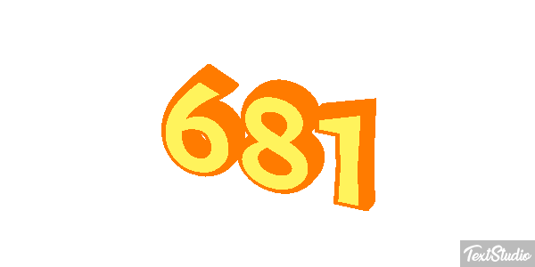 681 Metin efekti