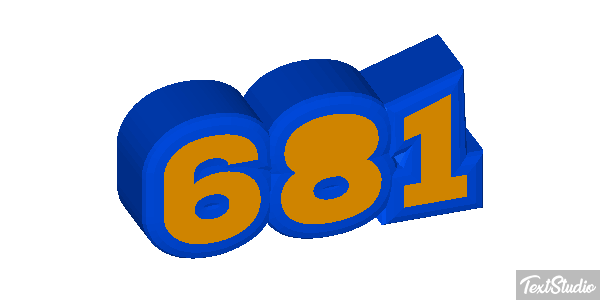 681 Metin efekti