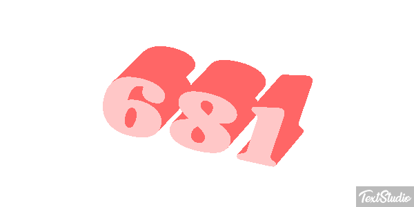 681 Metin efekti