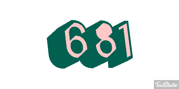 681 Metin efekti