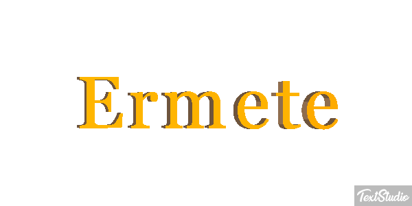 Ermete Effetto testo