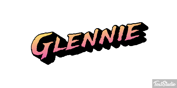 Glennie Text effect