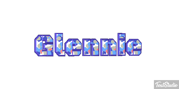Glennie Text effect