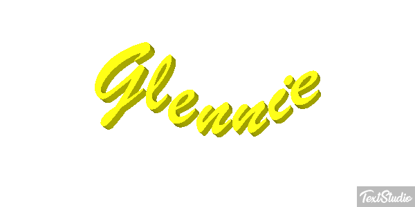 Glennie Text effect