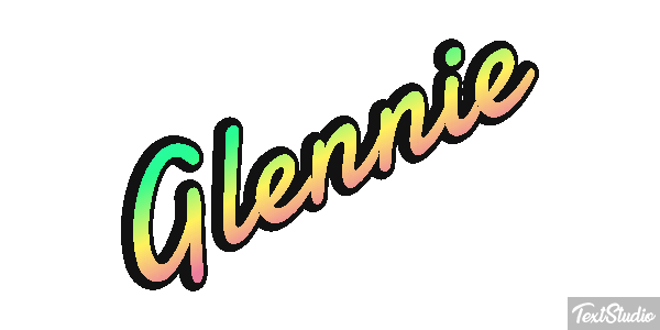 Glennie Text effect