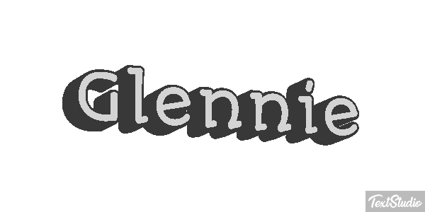 Glennie Text effect