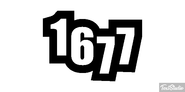 1677 Texteffekt