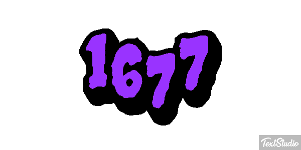 1677 Texteffekt