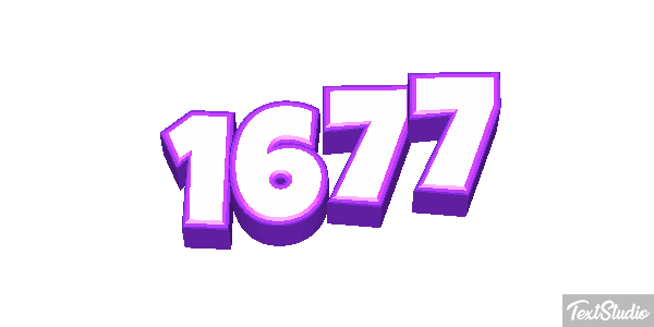 1677 Texteffekt