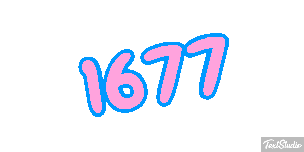 1677 Texteffekt