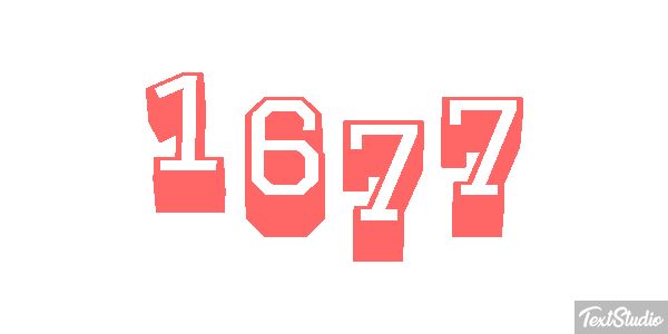 1677 Texteffekt