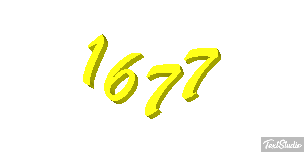 1677 Texteffekt