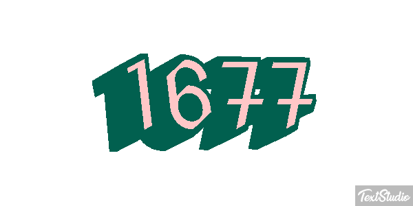 1677 Texteffekt