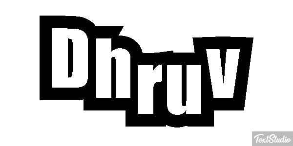 Dhruv テキスト効果