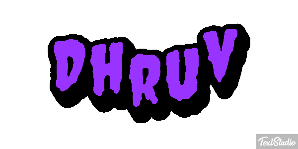 Dhruv テキスト効果