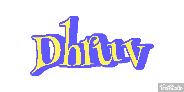 Dhruv テキスト効果