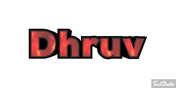 Dhruv テキスト効果