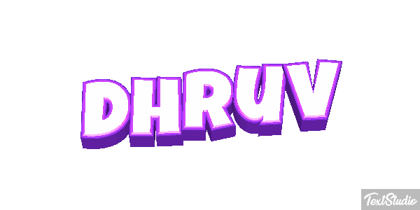 Dhruv テキスト効果