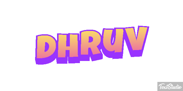 Dhruv テキスト効果