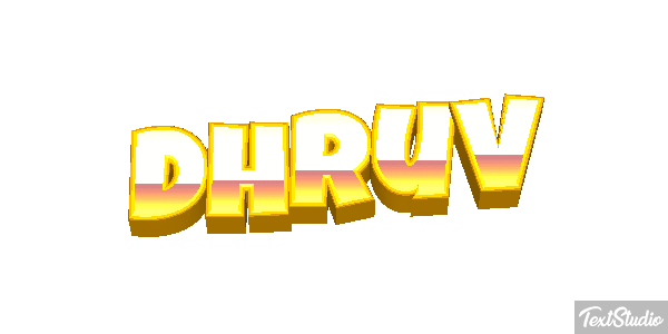 Dhruv テキスト効果