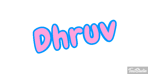 Dhruv テキスト効果