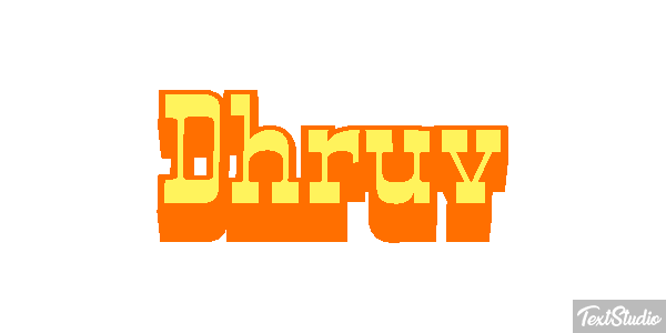 Dhruv テキスト効果