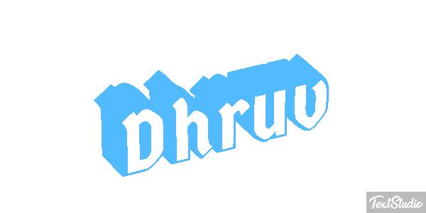 Dhruv テキスト効果