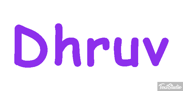 Dhruv テキスト効果