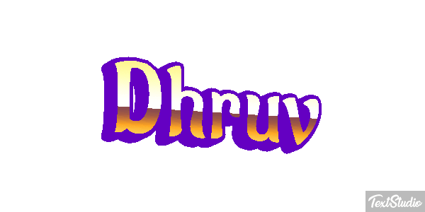Dhruv テキスト効果