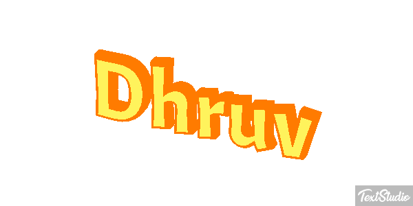 Dhruv テキスト効果