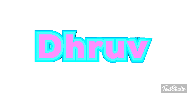 Dhruv テキスト効果