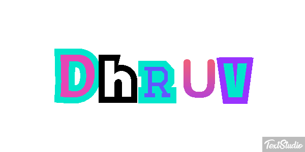 Dhruv テキスト効果