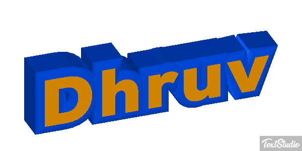 Dhruv テキスト効果