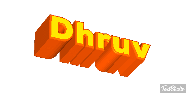 Dhruv テキスト効果