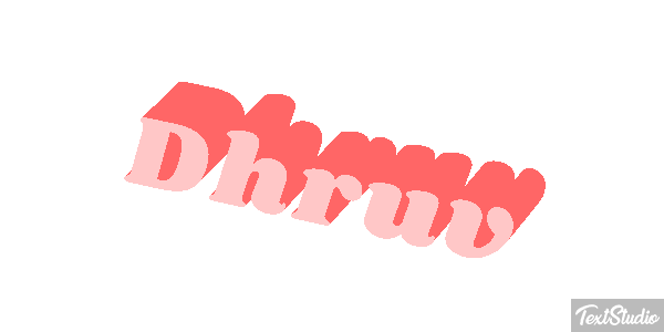 Dhruv テキスト効果
