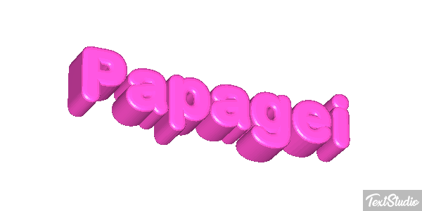Papagei Texteffekt