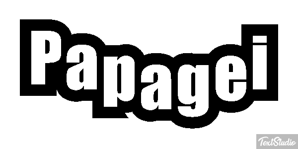 Papagei Texteffekt