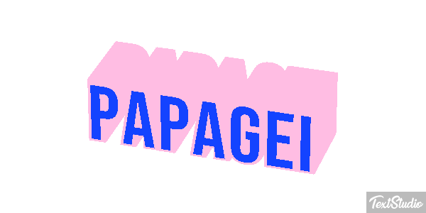 Papagei Texteffekt