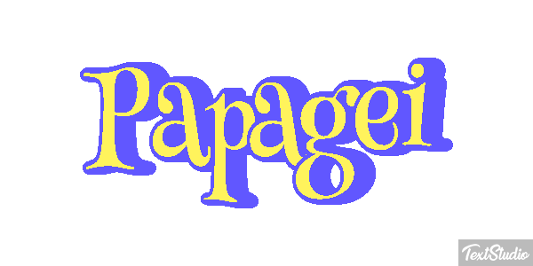 Papagei Texteffekt