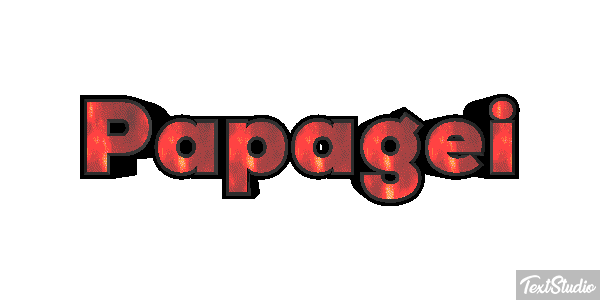 Papagei Texteffekt