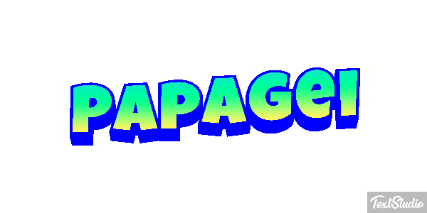 Papagei Texteffekt
