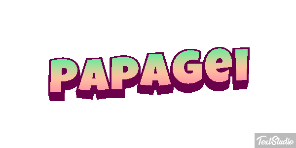 Papagei Texteffekt