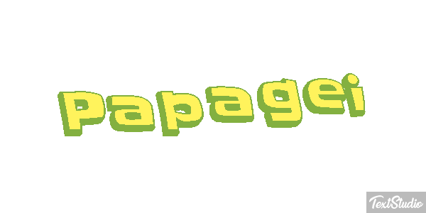 Papagei Texteffekt