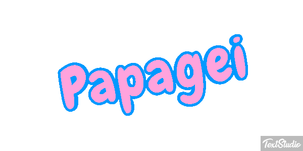 Papagei Texteffekt