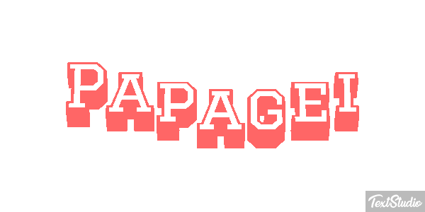 Papagei Texteffekt