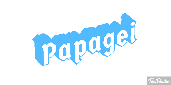 Papagei Texteffekt